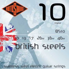 Rotosound BS10 Biritish Steels Elektro Gitar Teli (10-46) Rotosound BS10 Biritish Steels Elektro Gitar Teli (10-46)