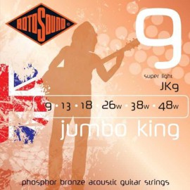 Rotosound JK9 Jumbo King Akustik Gitar Teli (9-48) Rotosound JK9 Jumbo King Akustik Gitar Teli (9-48)