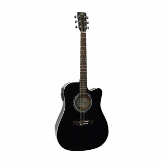 SX MD160CE/BK Elektro Akustik Gitar (Black)