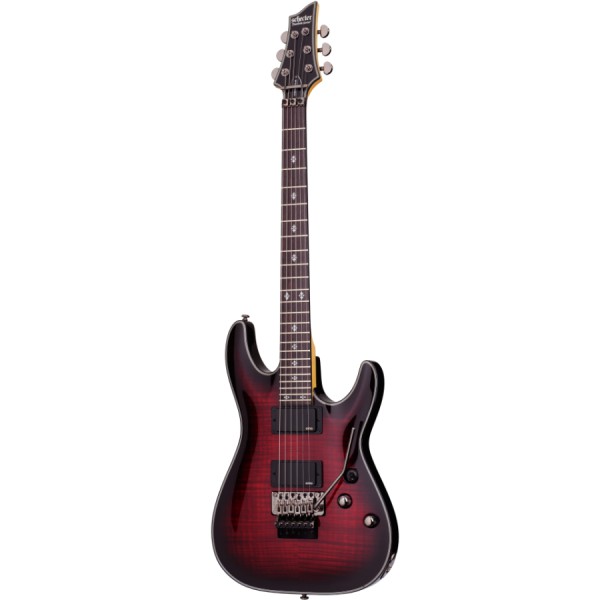 Schecter Damien Elite-6 FR Elektro Gitar (Crimson Red Burst)