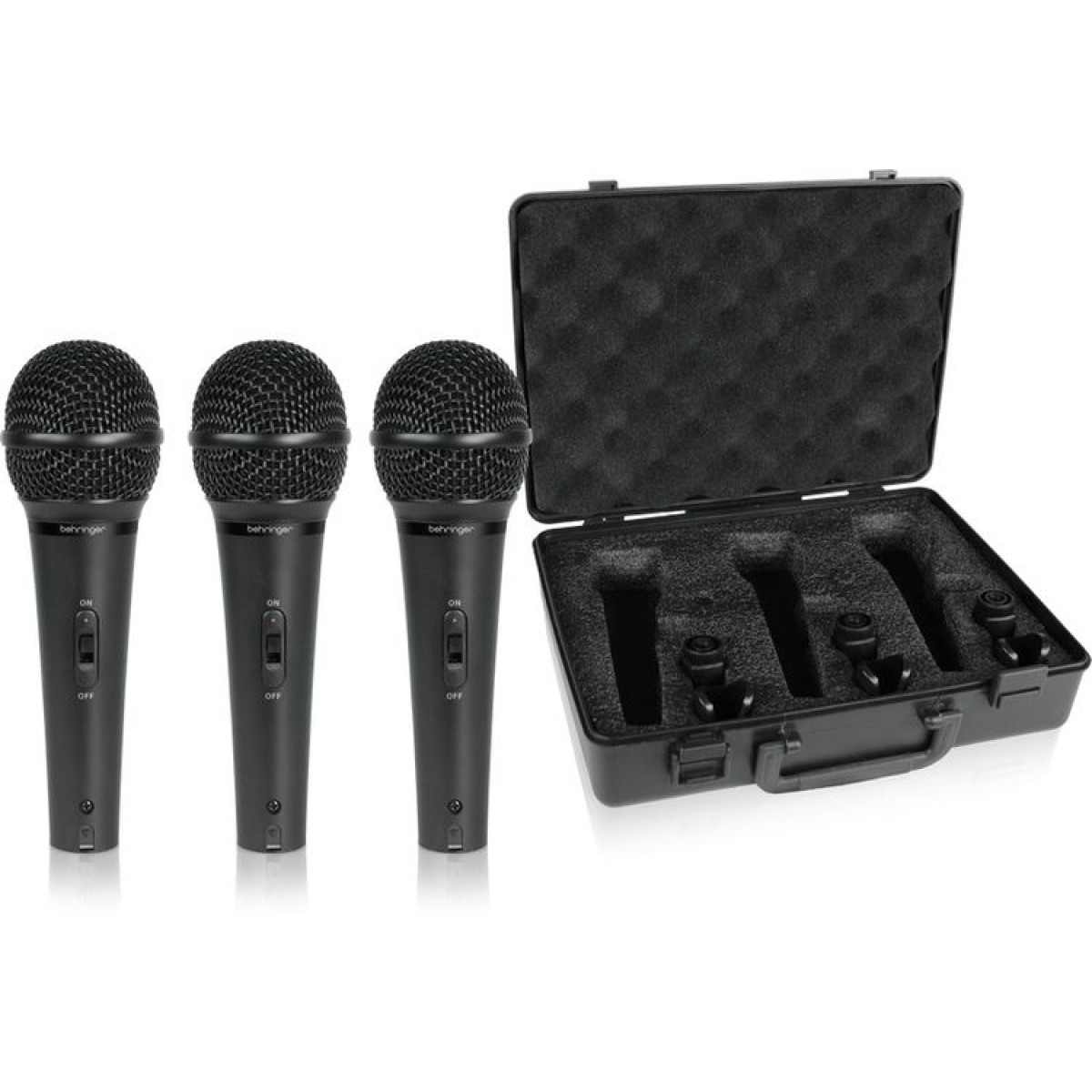 BEHRINGER ULTRAVOICE XM1800S 3lü Dinamik Kardioid Mikrofon Seti