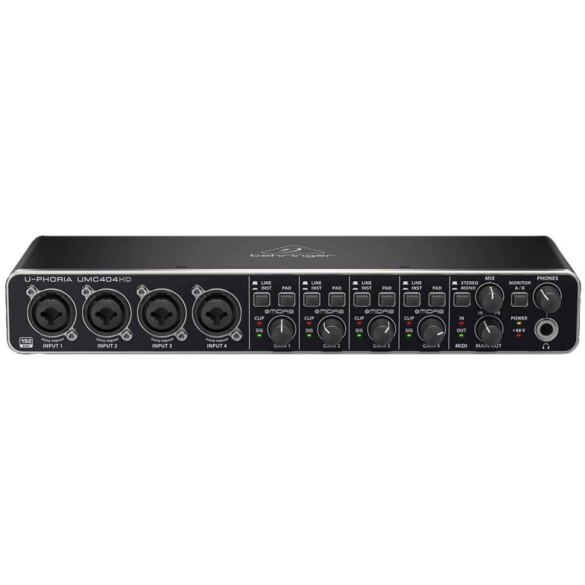 BEHRINGER U-PHORIA UMC404HD USB Ses Kartı BEHRINGER U-PHORIA UMC404HD USB Ses Kartı