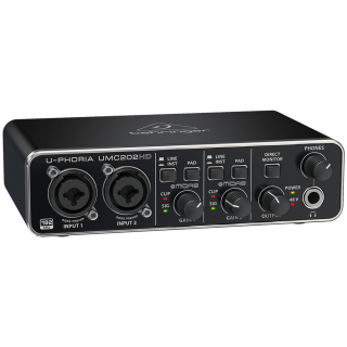 BEHRINGER UMC202HD - 2x2, 24-Bit/192kHz USB Ses Kartı BEHRINGER UMC202HD - 2x2, 24-Bit/192kHz USB Ses Kartı