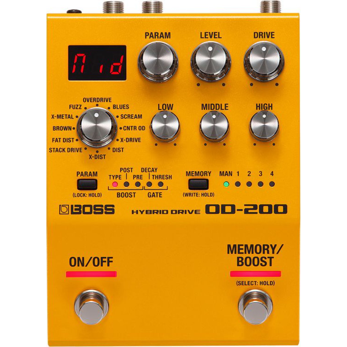 BOSS OD-200 Hybrid Drive Pedal BOSS OD-200 Hybrid Drive Pedal