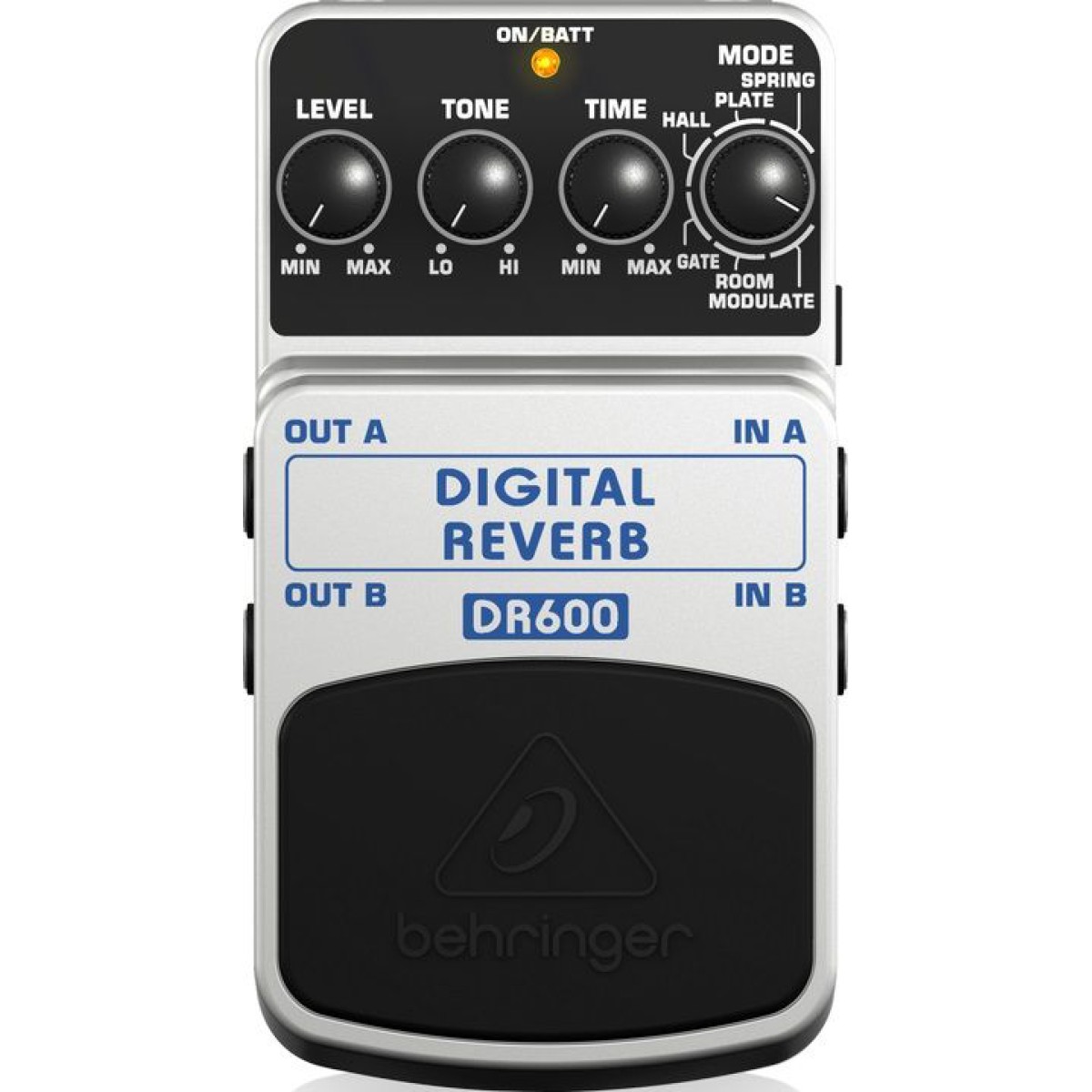 BEHRINGER DR600 Dijital Stereo Reverb Pedalı BEHRINGER DR600 Dijital Stereo Reverb Pedalı