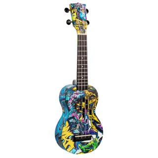 Mahalo MA1GR Art II Series Soprano Ukulele (Grafiti) Mahalo MA1GR Art II Series Soprano Ukulele (Grafiti)