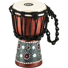 Meinl HDJ8-XXS African Style XX-Small Djembe (Red Flower Desing) Meinl HDJ8-XXS African Style XX-Small Djembe (Red Flower Desing)