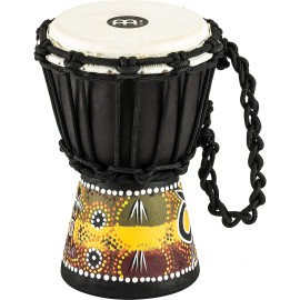 Meinl HDJ7-XXS African Style XX-Small Djembe (Black Gecko Desing) Meinl HDJ7-XXS African Style XX-Small Djembe (Black Gecko Desing)