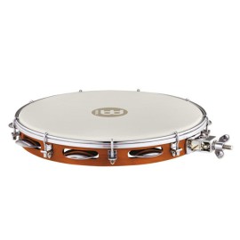 Meinl PA12CN-M-TF-H Pandeiro Chesnut Mountable True Feel Synthetic Head 12