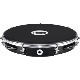Meinl PA10ABS-BK-NH Pandeiro Napa Head 10'' Tamburin (Siyah)