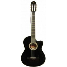 Barcelona LC 3900 CEQ BK Elektro Klasik Gitar