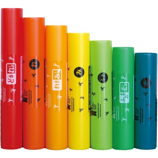 Boomwhackers 7-Nota Treble Extension Set (C#, D, D#, E, F, F#,G)