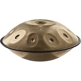 Meinl Sonic Energy HPSTL100 Stainless Steel 10 Notes D Kurd Handpan (Vintage Gold)