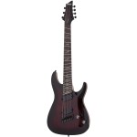 Schecter Omen Elite-7 Multiscale 7 Telli Elektro Gitar (Cherry Burst)