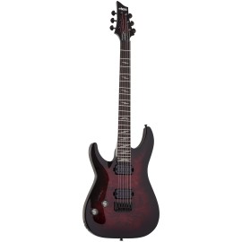 Schecter Omen Elite-6 Solak Elektro Gitar (Black Cherry Burst)