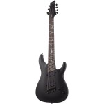 Schecter Damien-7 Multiscale 7 Telli Elelktro Gitar (Mat Siyah)