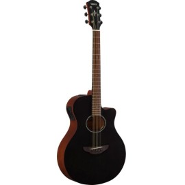 Yamaha CPX600 Thinline Cutaway Elektro Akustik Gitar (Smokey Black)