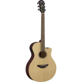 Yamaha CPX600 Thinline Cutaway Elektro Akustik Gitar (Natural Satin)