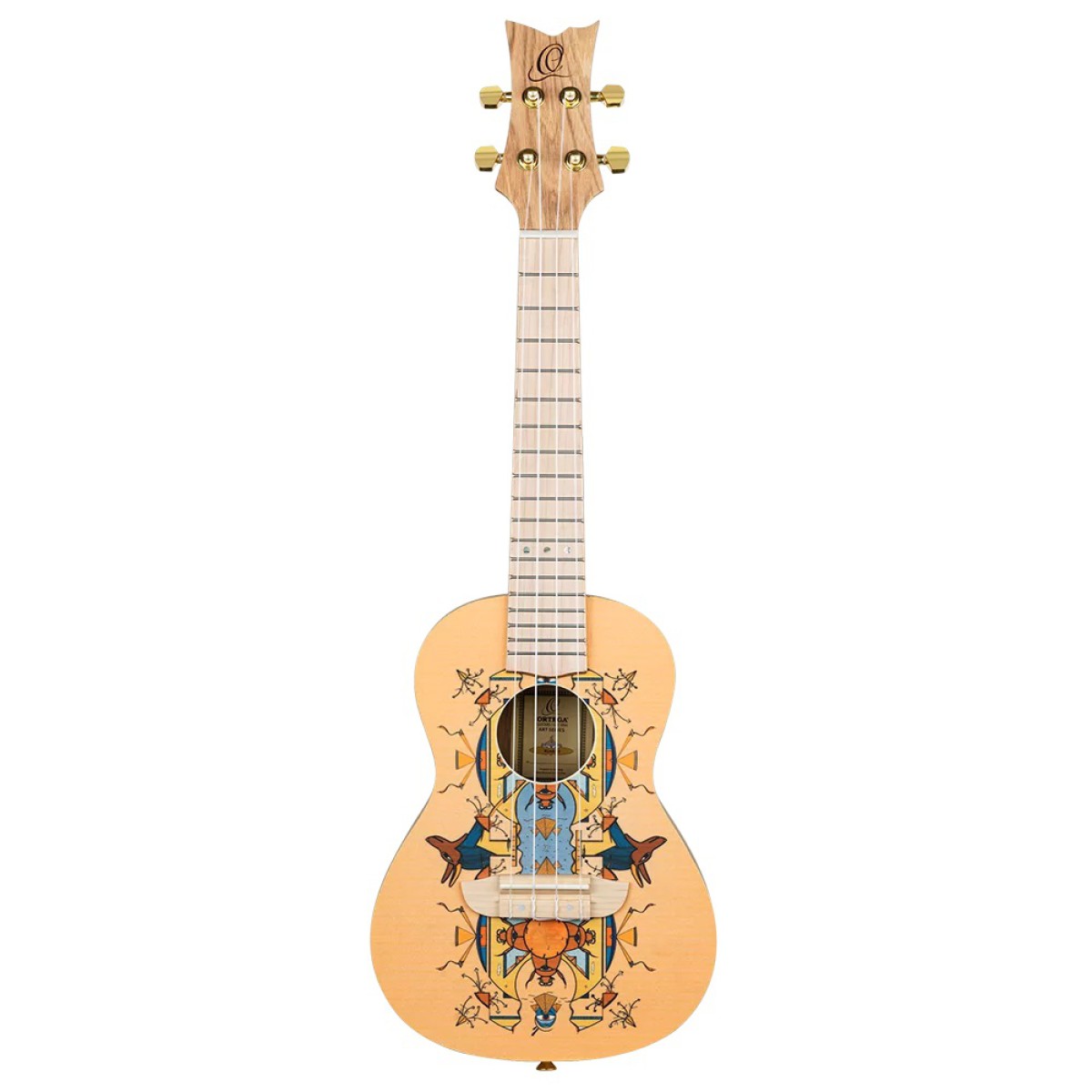 Ortega RUAR-EY Art Series Concert Ukulele (Egypt Custom) Ortega RUAR-EY Art Series Concert Ukulele (Egypt Custom)