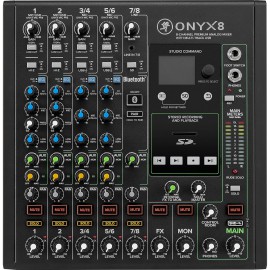 Mackie Onyx8 8-Kanal Analog Mikser (Multi-Track USB)