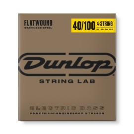 Jim Dunlop DBFS40100 Stainless Steel Flatwound Bas Gitar Teli (40-100) Jim Dunlop DBFS40100 Stainless Steel Flatwound Bas Gitar Teli (40-100)