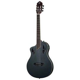 Ortega TourPlayer RTPSTD-SBK-L Solak Elektro Klasik Gitar (Siyah)