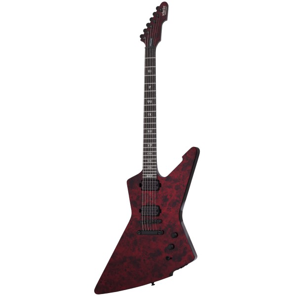 Schecter E-1 Apocalypse Elektro Gitar (Red Reign)