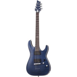 Schecter C-1 Platinum Elektro Gitar (Thru Midight Blue)