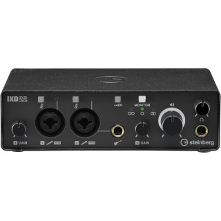 Steinberg IXO22 2x2 USB Ses Kartı (Siyah) Steinberg IXO22 2x2 USB Ses Kartı (Siyah)