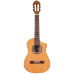 Ortega RQ39E Requinto Series Cutaway Elektro Klasik Gitar (Natural)