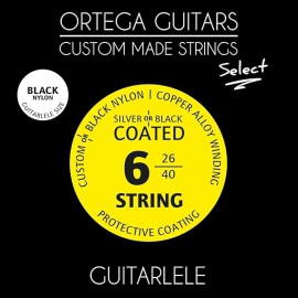 Ortega GTLSBK Black Nylon Select Guitarlele Teli (026/.040) Ortega GTLSBK Black Nylon Select Guitarlele Teli (026/.040)