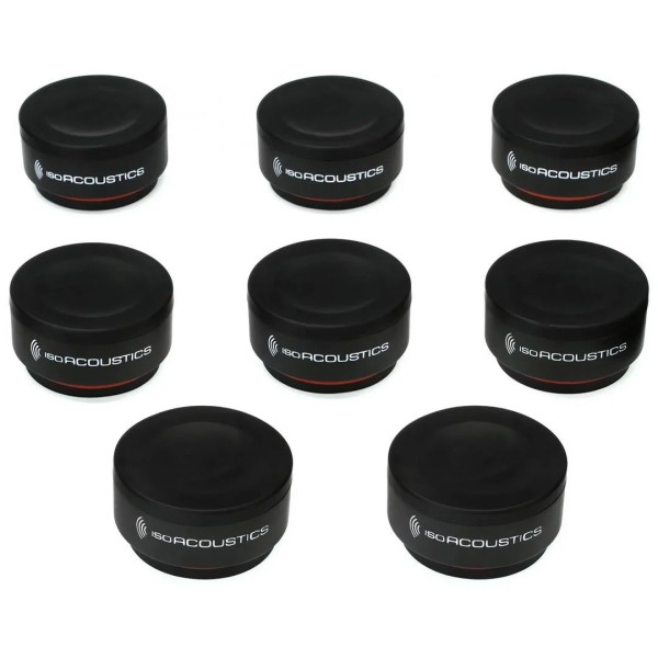 IsoAcoustics ISO-Puck Mini Bir Çift Hoparlör için Titreşim İzolatörü 8'li Set