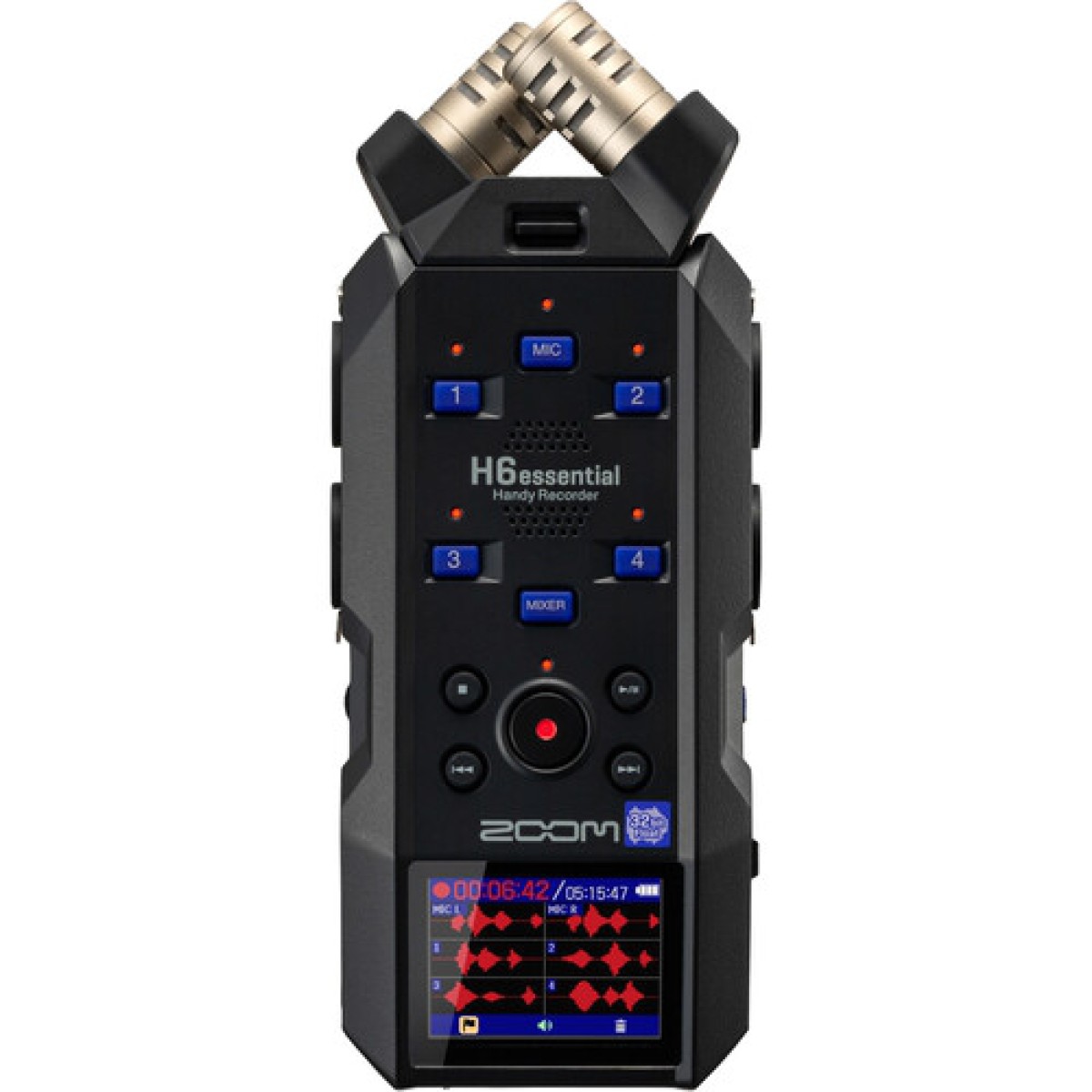 Zoom H6ssential Ses Kayıt Cihazı (Siyah)
