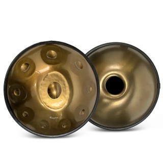 Raysen Professional Series Handpan D Kurd 10 Nota Handpan (Gold)