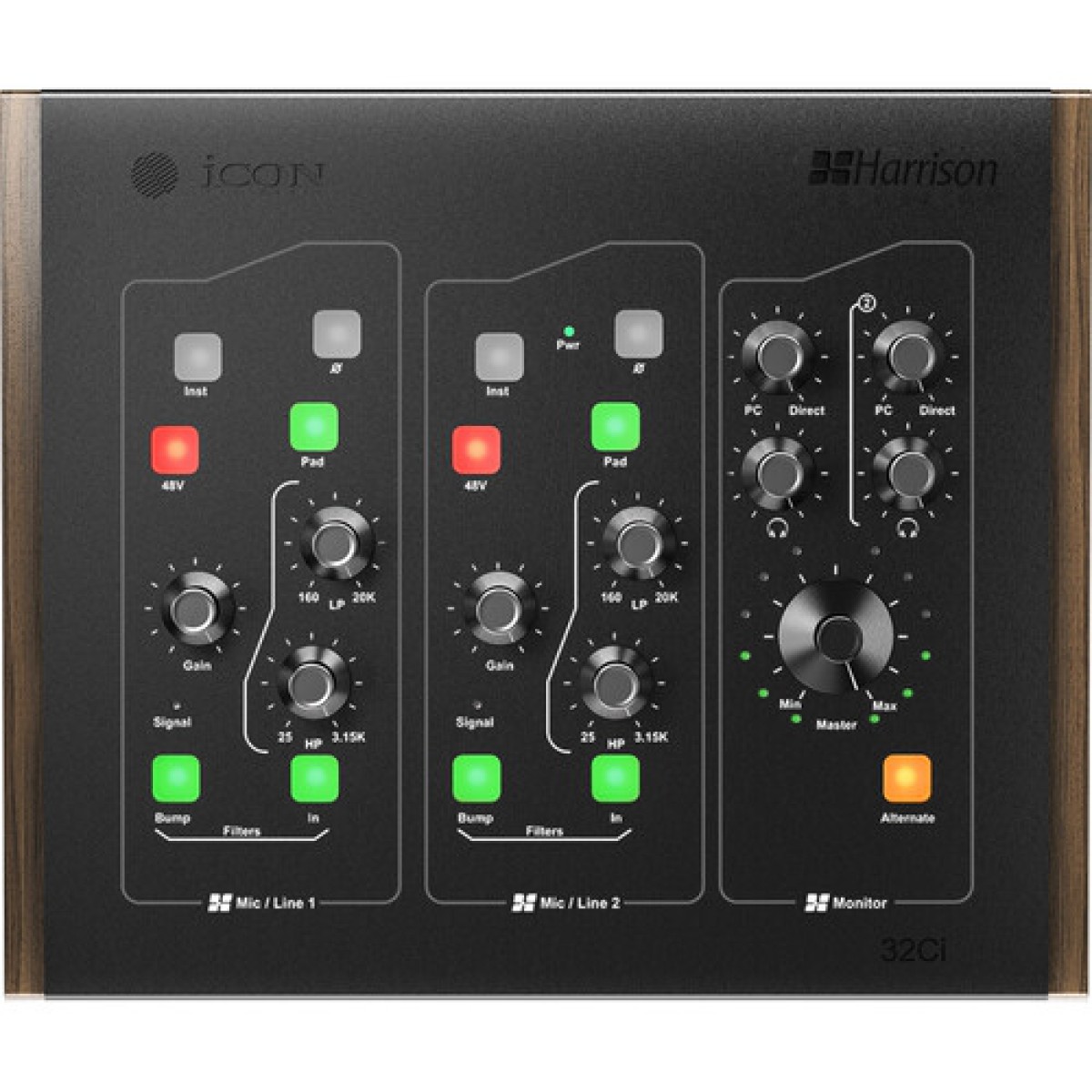 iCon Pro Audio Harrison 32Ci USB-C Audio/MIDI Ses Kartı iCon Pro Audio Harrison 32Ci USB-C Audio/MIDI Ses Kartı