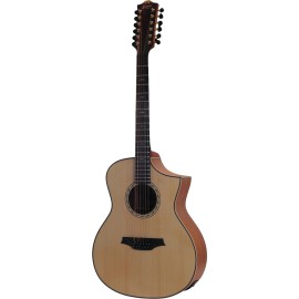 Bromo BAT4CE12 Cutaway 12 Telli Elektro Akustik Gitar (Natural)