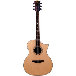 Bromo BAA4CE Cutaway Elektro Akustik Gitar (Natural)