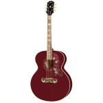Epiphone J-200 Elektro Akustik Gitar (Aged Wine Red)