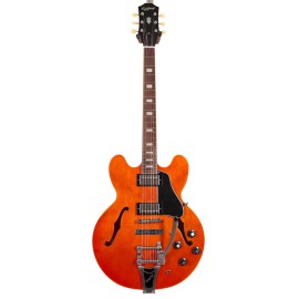 Epiphone ES-335 Bigsby Semi-Hollowbody Elektro Gitar (Watermelon Red)