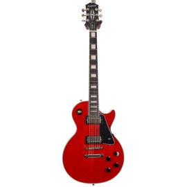 Epiphone Les Paul Custom Figured Elektro Gitar (Transparent Red) Epiphone Les Paul Custom Figured Elektro Gitar (Transparent Red)