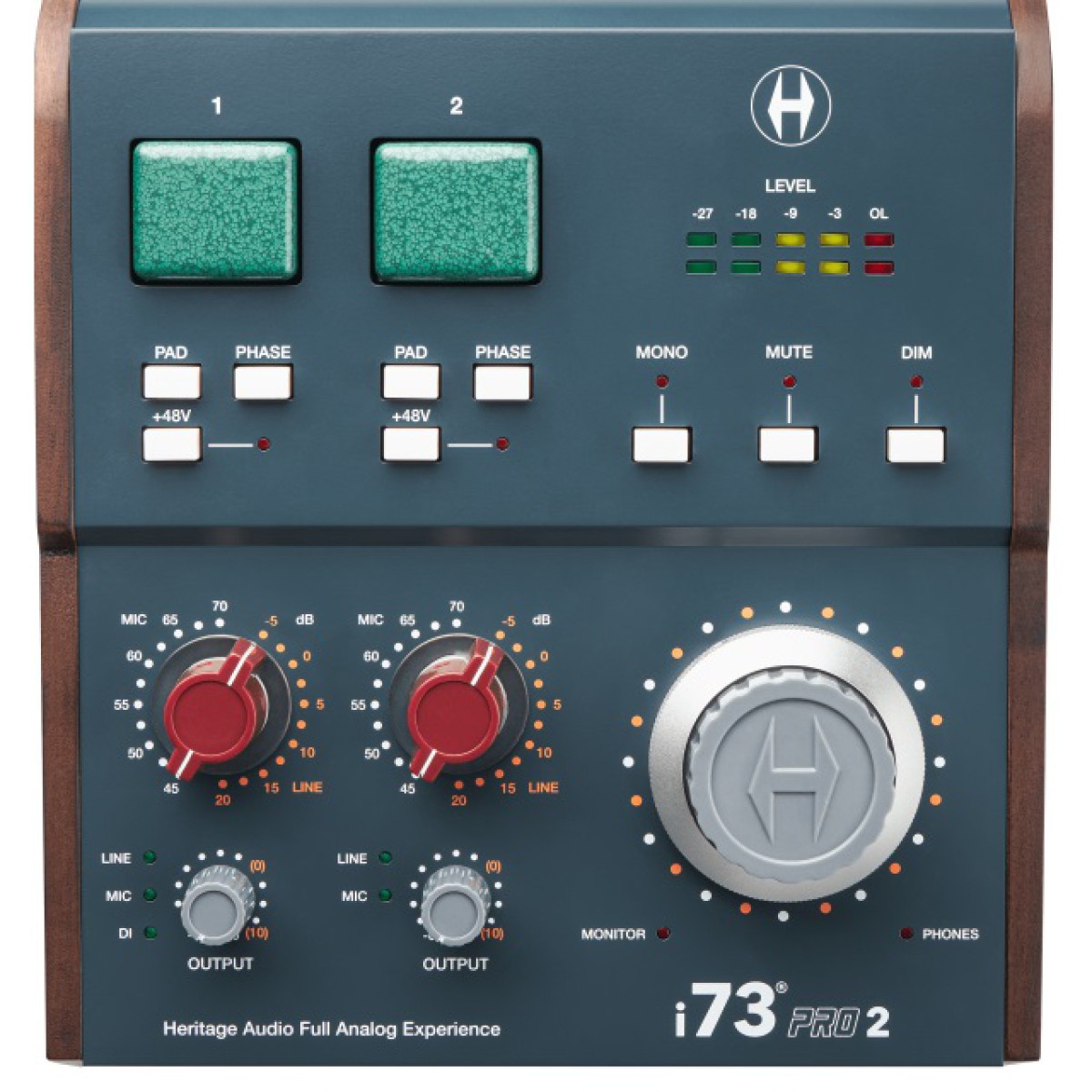 Heritage Audio i73 Pro 2 USB Ses Kartı Heritage Audio i73 Pro 2 USB Ses Kartı