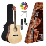 SX SD104CEK Elektro Akustik Gitar (Natural)