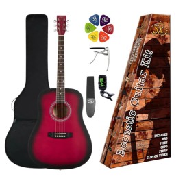 SX SD104KRDS Akustik Gitar (Red Sunburst)