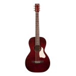 Art & Lutherie Roadhouse Parlor-Style Elektro Akustik Gitar (Tennessee Red)