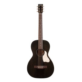 Art & Lutherie Roadhouse A/E Parlor-Style Elektro Akustik Gitar (Faded Black)