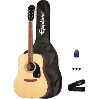 Epiphone DR-100 Songmaker Akustik Gitar Seti (Natural) Epiphone DR-100 Songmaker Akustik Gitar Seti (Natural)