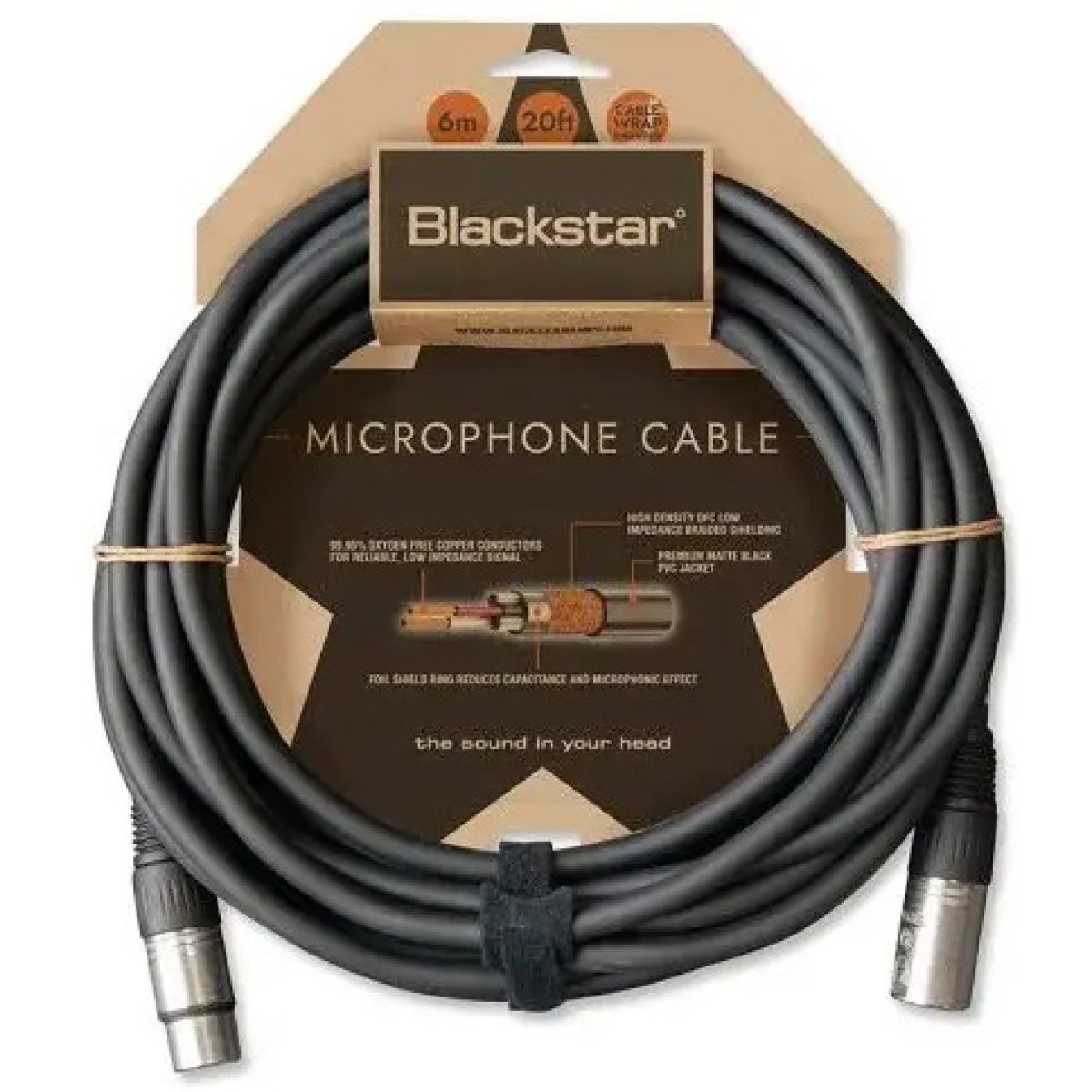 Blackstar F/M XKR Mikrofon Kablosu (6 m) Blackstar F/M XKR Mikrofon Kablosu (6 m)