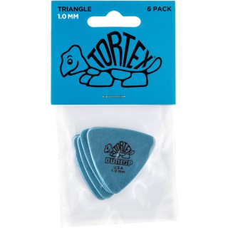 Jim Dunlop 431P1.0 Tortex Triangle Blue 6'lı Paket Pena (1.00 mm) Jim Dunlop 431P1.0 Tortex Triangle Blue 6'lı Paket Pena (1.00 mm)