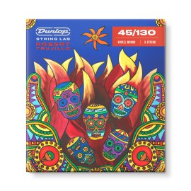 Jim Dunlop RTN45130 Robert Trujillo Nickel Wound 5-Telli Bas Gitar Teli (45-130)