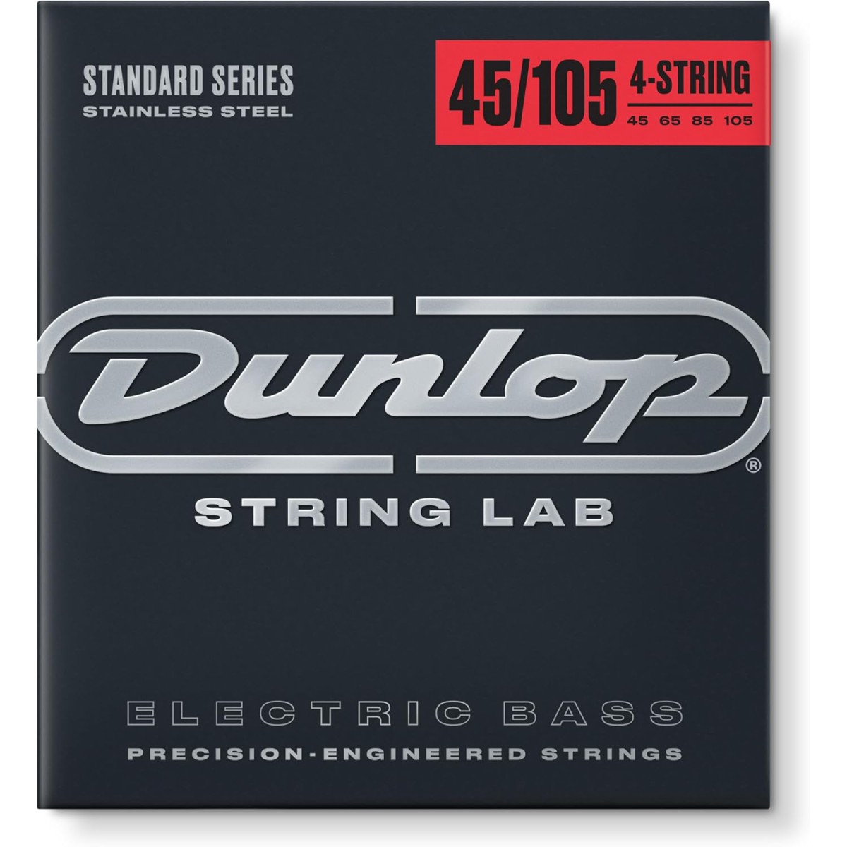 Jim Dunlop DBS45105 Stainless Steel Medium Bas Gitar Teli (045-.105)